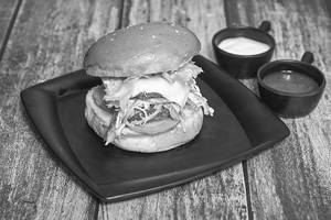 Double Decker Veggie Burger