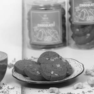 Cashew Chocolate Cookies Big 350 Gms