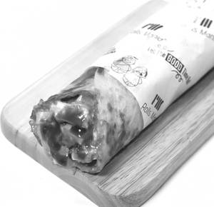 Cheesy Barbeque Paneer Roll with Egg