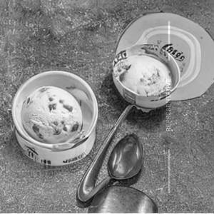Kesar ice cream