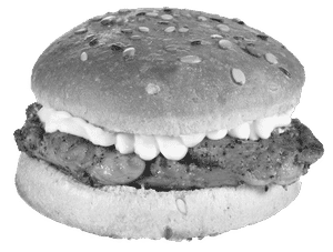 Grilled Chicken Burger Tandoori 