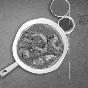 Chicken Hyderabadi Half Handi