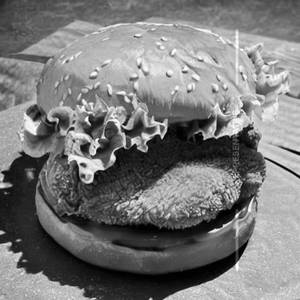 Extreme Double Fried Chicken Burger 