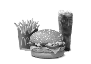 Grilled Cheese and Chicken Burger Combo