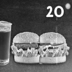 Veg double cheese burger