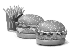 Burger Combo for 2: Corn & Cheese + McVeggie