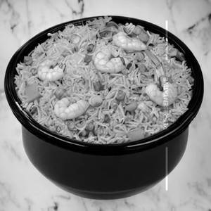 Prawn mixed fried rice [full]
