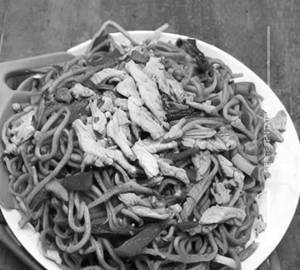 Chicken noodles