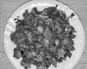 Mushroom kothu Paratha