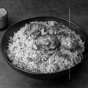Chicken Manchurian Fried Rice