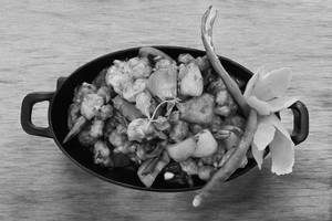 Chilli prawns