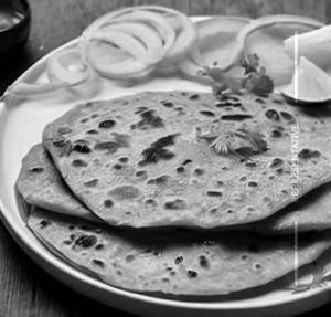 Alu Paratha with sabji