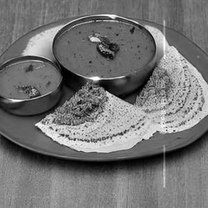 Small onion podi dosa