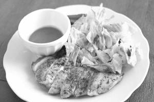 Grilled Chicken  With Peanuts Butter Sauce