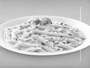 Veg Penne White Sauce Pasta 