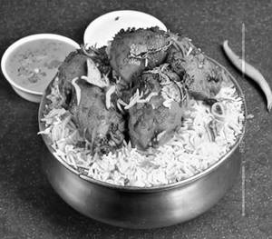 Chicken Fry-Bit Biryani