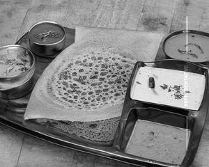 Ragi Onion Dosa 