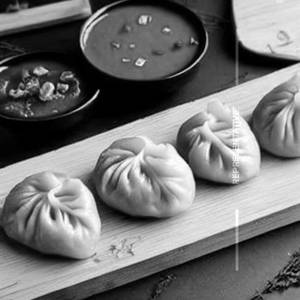 Mushroom Cheese Steam Momo