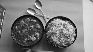 Fried Rice + Chilli Paneer