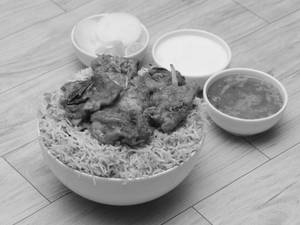 Fish biryani