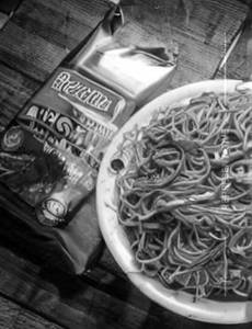 Double Egg Hakka Noodles