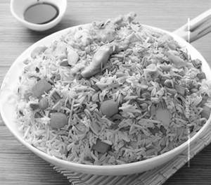 Egg Chicken Fried Rice