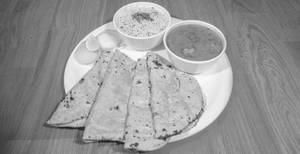 Dal Fry With Jeera Rice And 3 Roti Combo