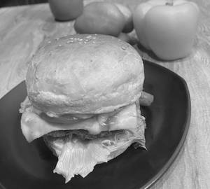 Peri peri veg burger