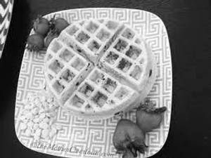 Dark White Waffle