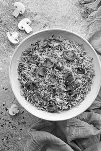 Mushroom Fired Rice