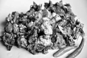 Mutton Brain Egg Roast