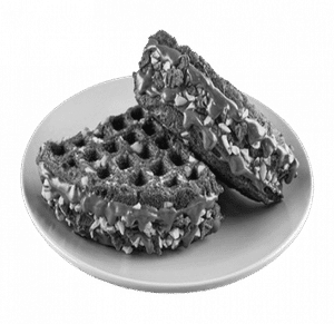 Almond Brownie Waffle