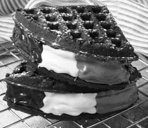 Triple Chocolate Waffle