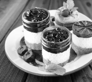French Blueberry Cheesecake Jar