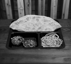 Chicken Shami Kabab With Lucknowi Paratha