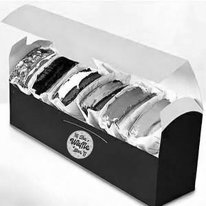 Mini Waffle Box Of 6 - Chocolate