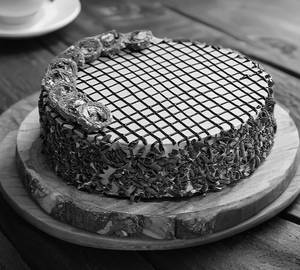 Chocolate Ferrero Rocher Cut Cake