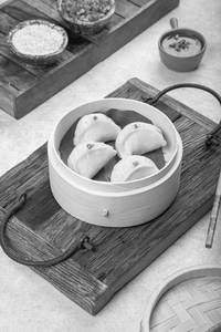 Steamed Veg Momos - 6 Pcs