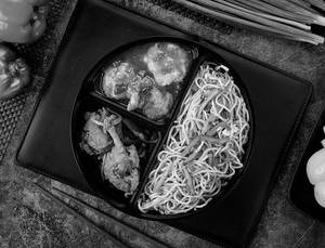 Chilli Fish And Indo Bongo Chicken With Shanghai Special Fried Rice/noodles