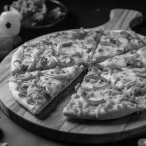 Paneer makhani pizza