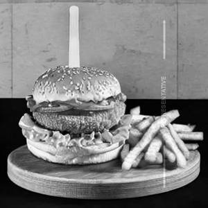 Classic chicken burger with Fries