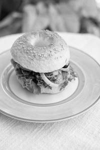 Pesto Chicken Bagel