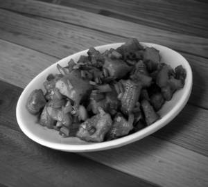 Potato Garlic Manchurian