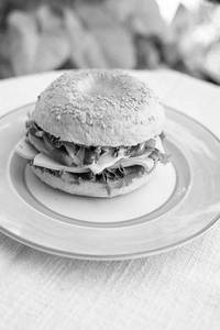 Italian Chicken Mortadella Bagel