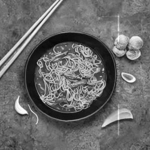 Noodles Hot Garlic Sauce
