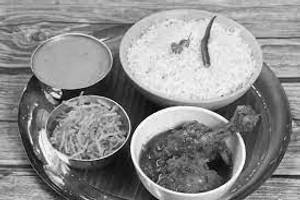 Chicken thali
