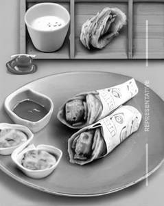 Double Egg Single Veg Roll