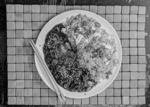 Veg Manchurian Fried Rice