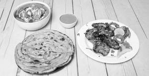 Butter Chicken + Tandoori Chicken With 2 Paratha