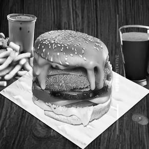 Grilled cheese burger